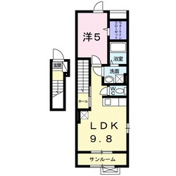 プリムローズ・ＫＭの物件間取画像